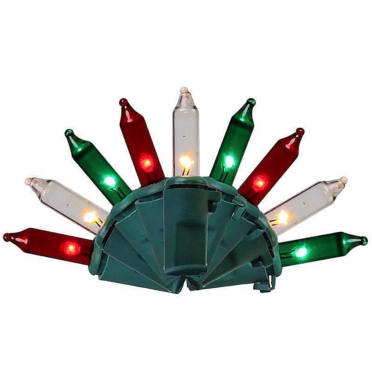 Celebrations - RT5100TRA - Classic LED T5 Red/Green/Pure White 100 CT String Christmas Lights 24.75 Ft.