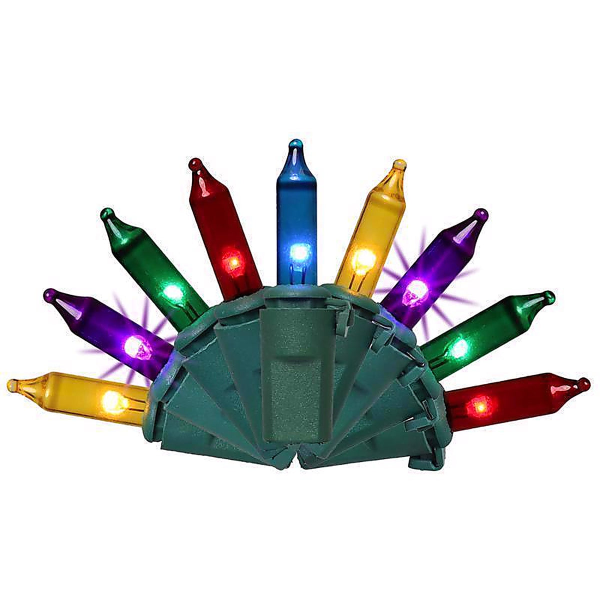 Celebrations - RT5100MTA - Classic LED T5 Multicolored 100 CT String Christmas Lights 24.75 Ft.