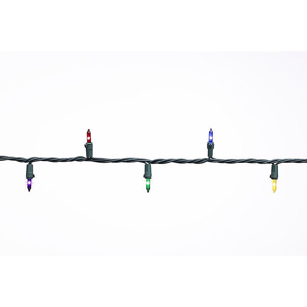 Celebrations - RT5100MTA - Classic LED T5 Multicolored 100 CT String Christmas Lights 24.75 Ft.