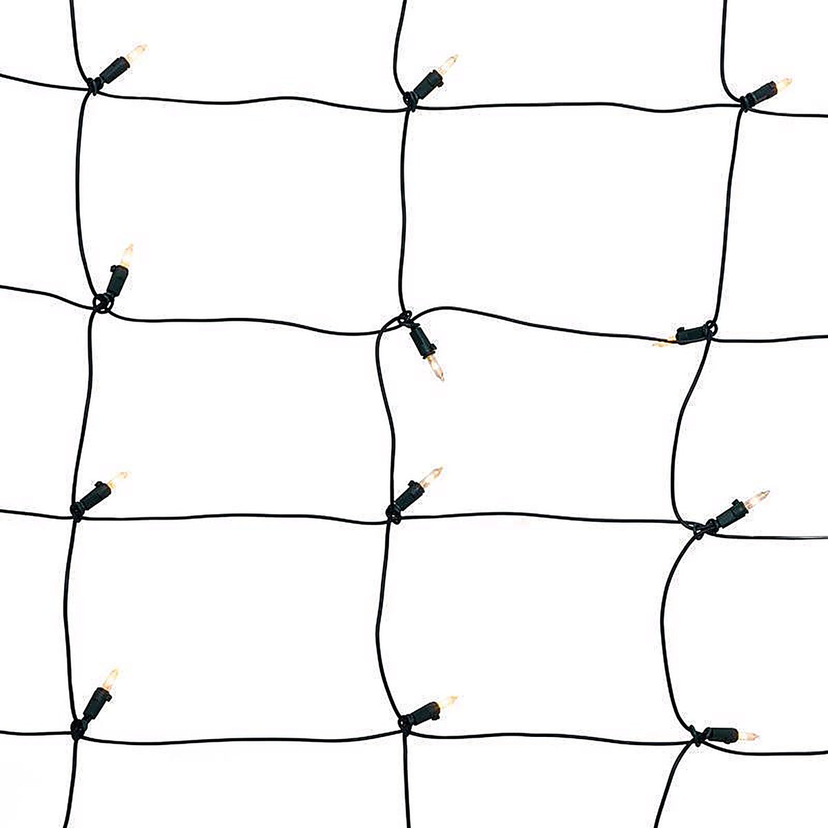 Celebrations - RNT100WWA - Classic LED T5 Warm White 100 CT Net Christmas Lights 4 Ft.