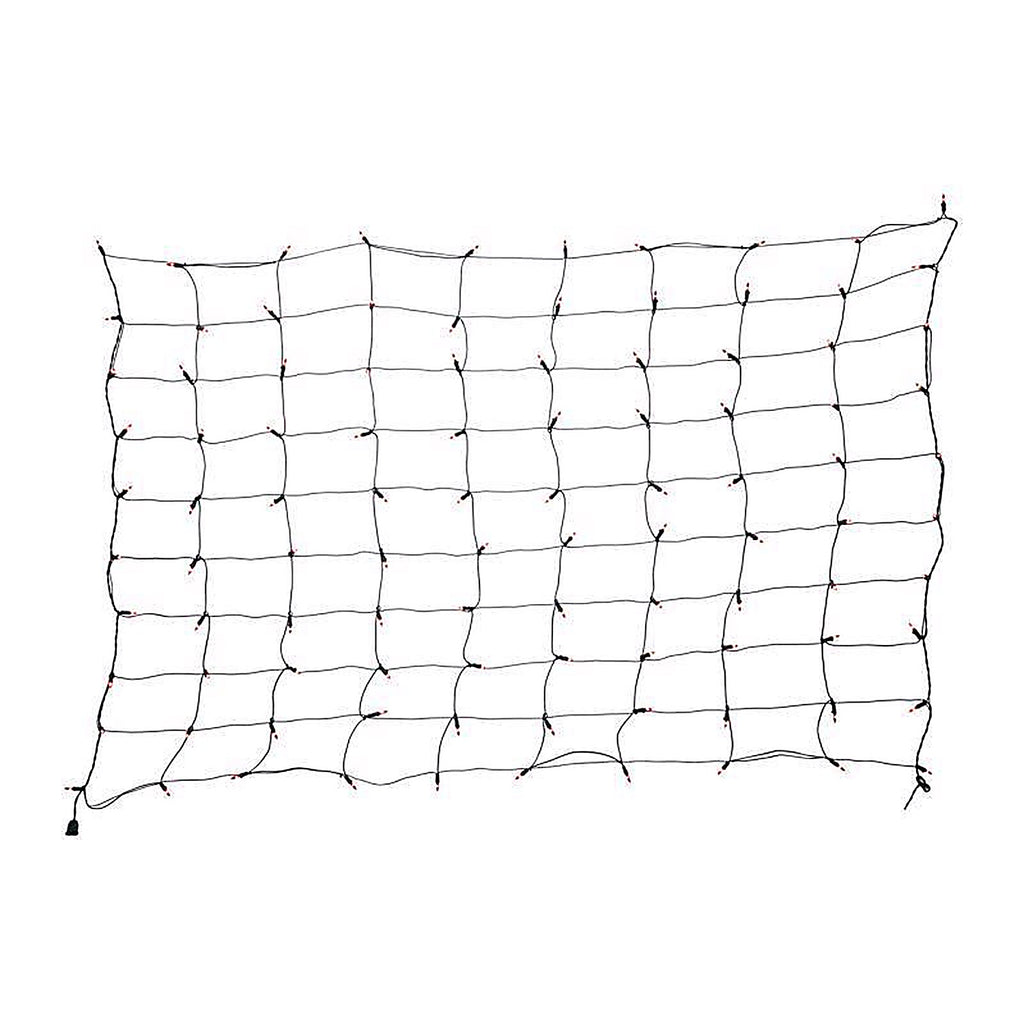 Celebrations - RNT100RDA - Classic LED T5 Red 100 CT Net Christmas Lights 4 Ft.