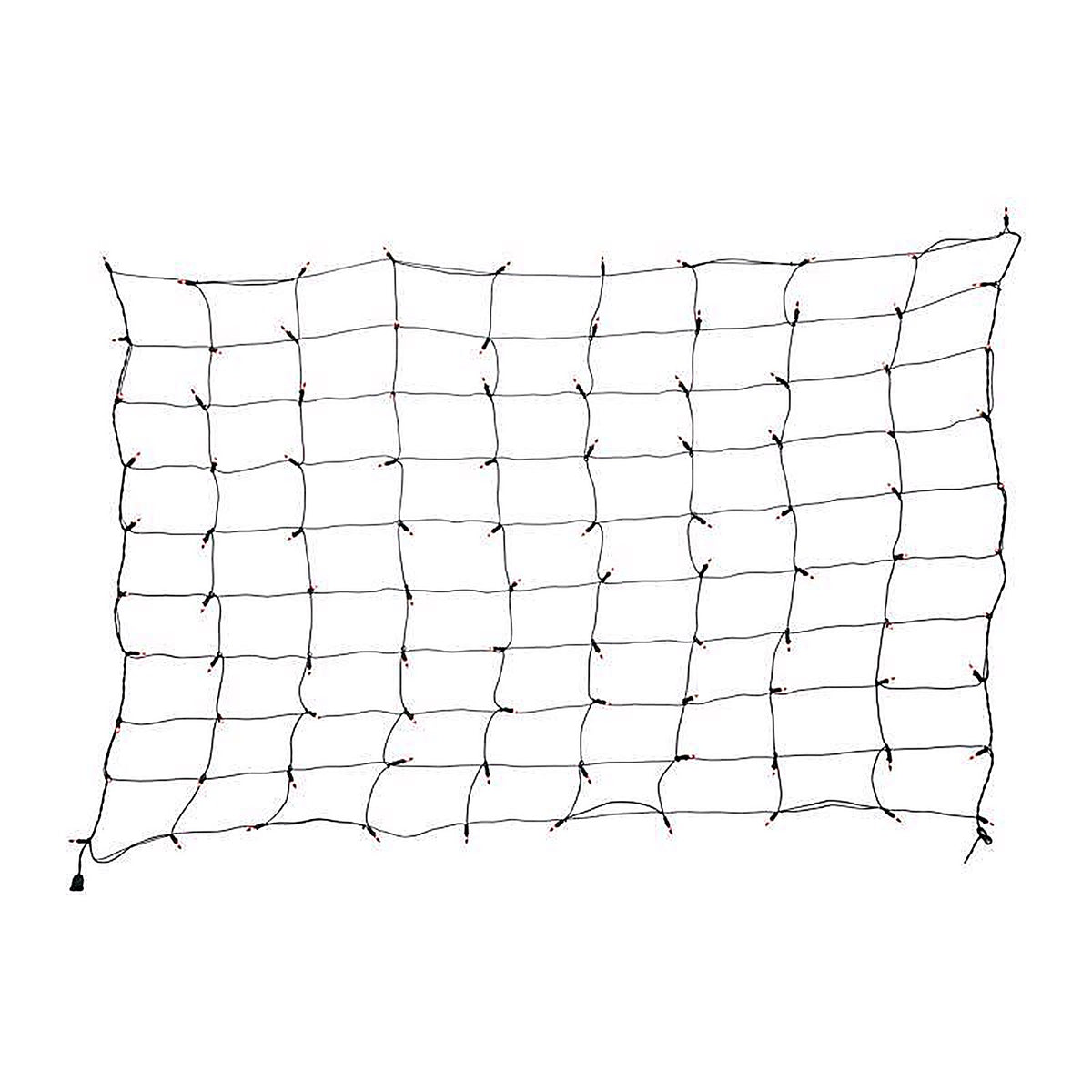 Celebrations - RNT100RDA - Classic LED T5 Red 100 CT Net Christmas Lights 4 Ft.