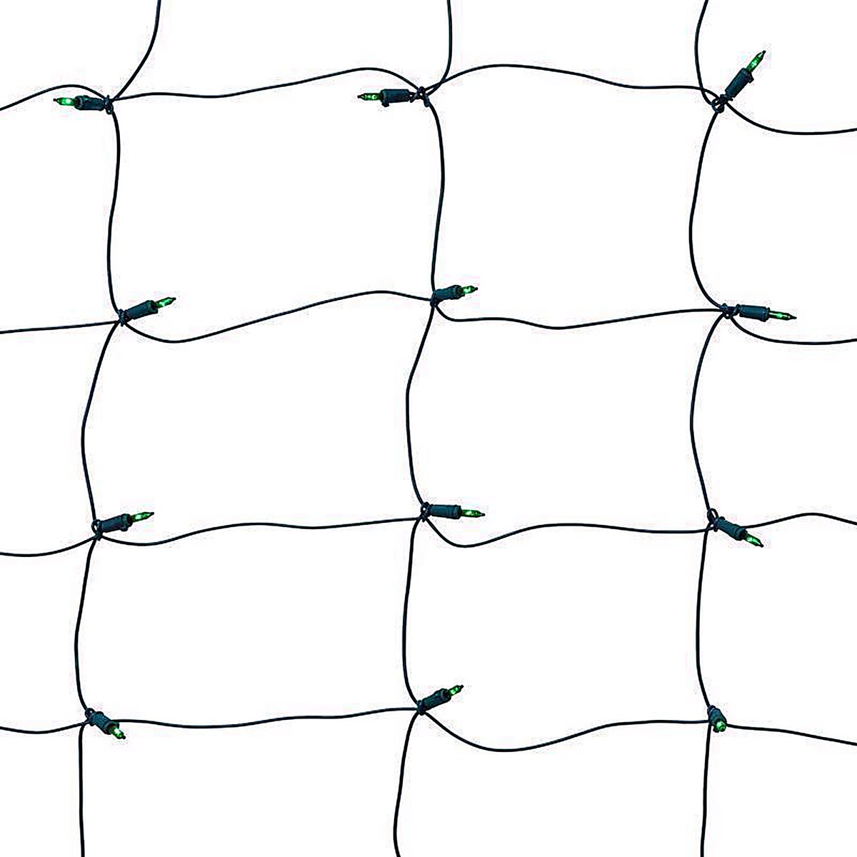 Celebrations - RNT100GRA - Classic LED T5 Green 100 CT Net Christmas Lights 4 Ft.