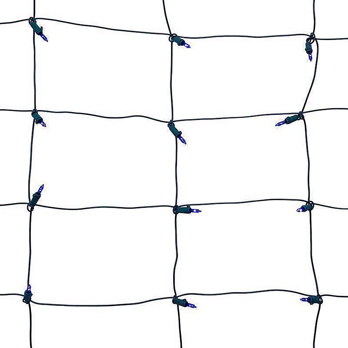 Celebrations - RNT100BLA - Classic LED T5 Blue 100 CT Net Christmas Lights 4 Ft.