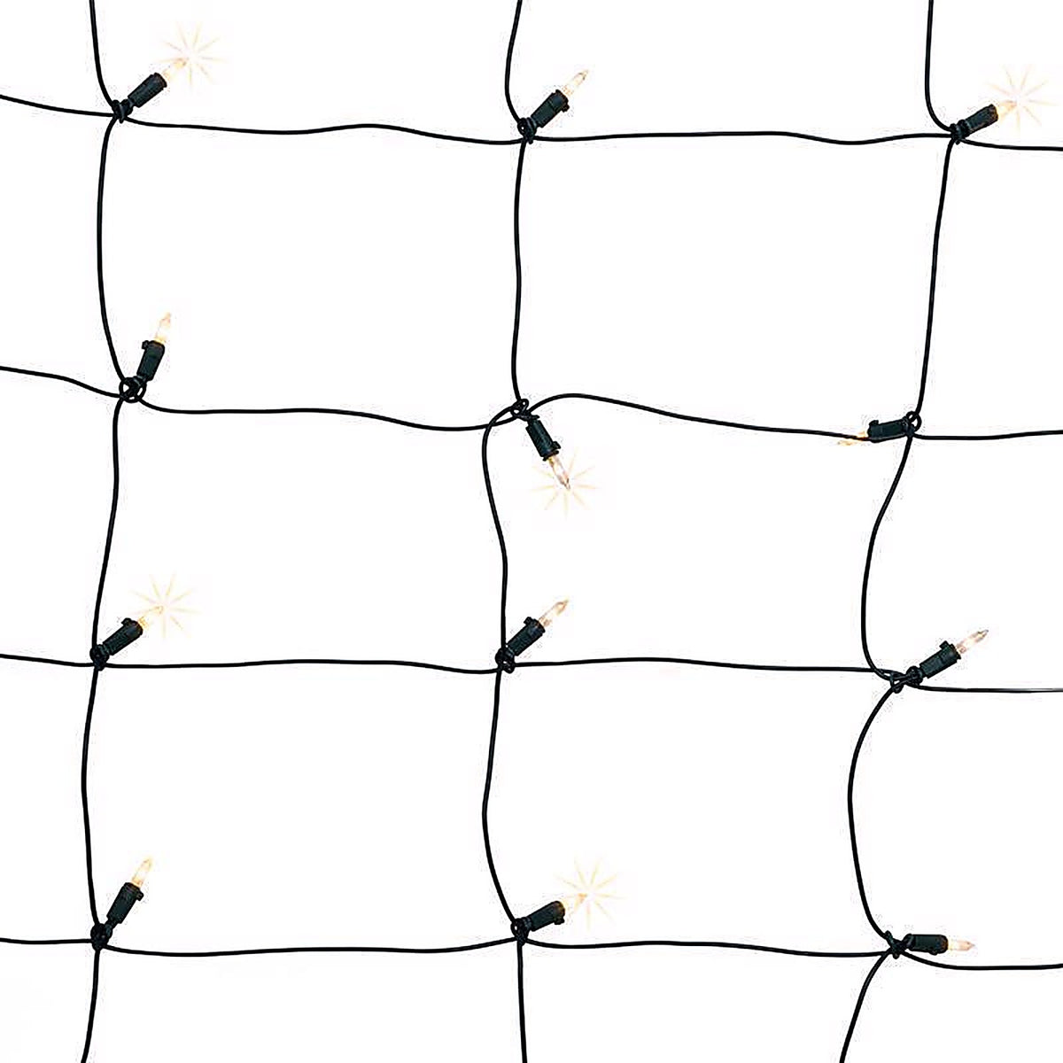 Celebrations - RNT100WTA - Classic LED T5 Warm White 100 CT Net Christmas Lights 4 Ft.