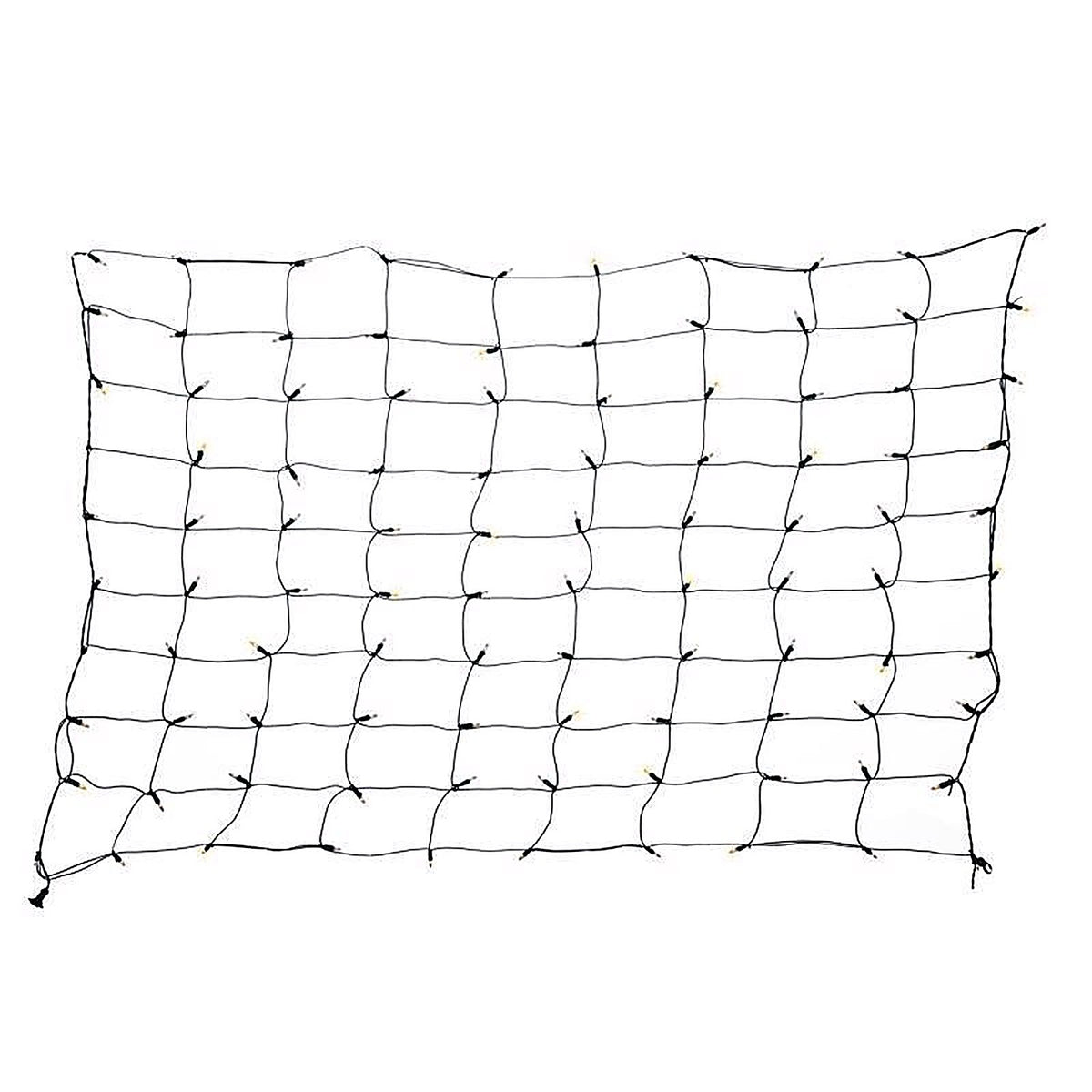 Celebrations - RNT100WTA - Classic LED T5 Warm White 100 CT Net Christmas Lights 4 Ft.