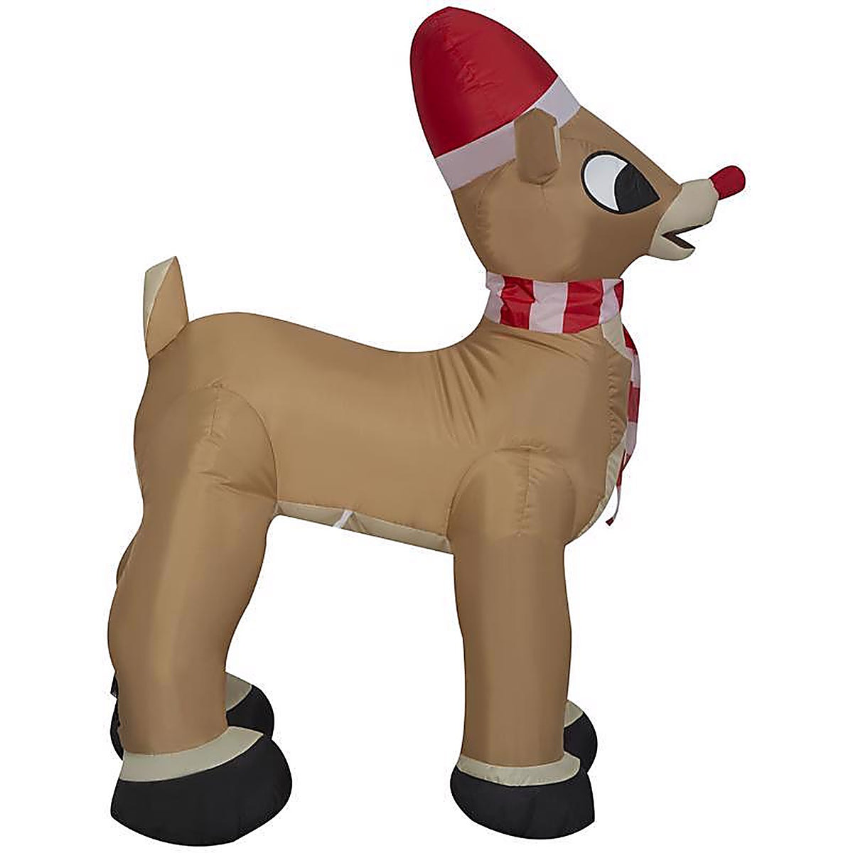 Rudolph - 36888 - Airblown Christmas Inflatable Rudolph the Red-Nosed Reindeer in Santa Hat and Scarf 42 In. I