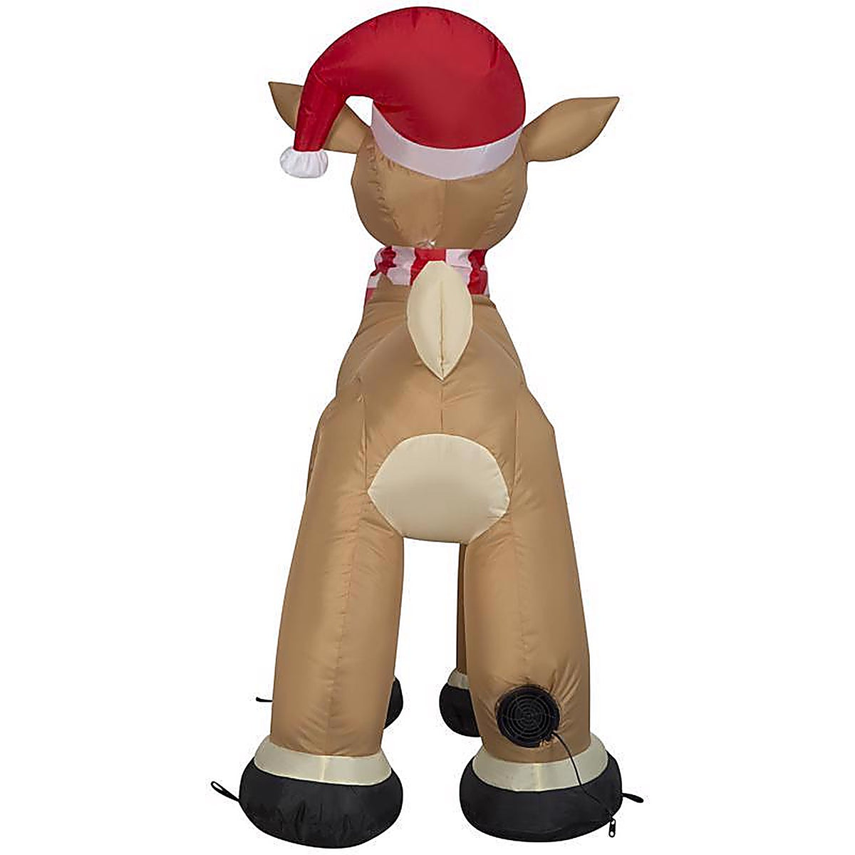 Rudolph - 36888 - Airblown Christmas Inflatable Rudolph the Red-Nosed Reindeer in Santa Hat and Scarf 42 In. I