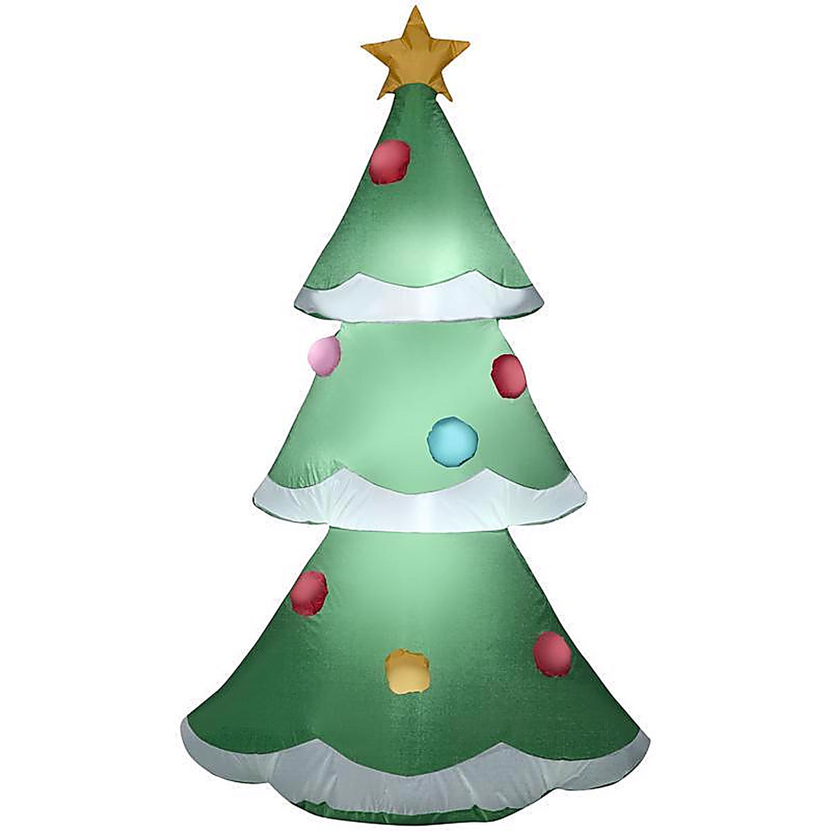 Gemmy - 117160 - Airblown Inflatable Christmas Tree with Snowy Layers 48 In. Inflatable
