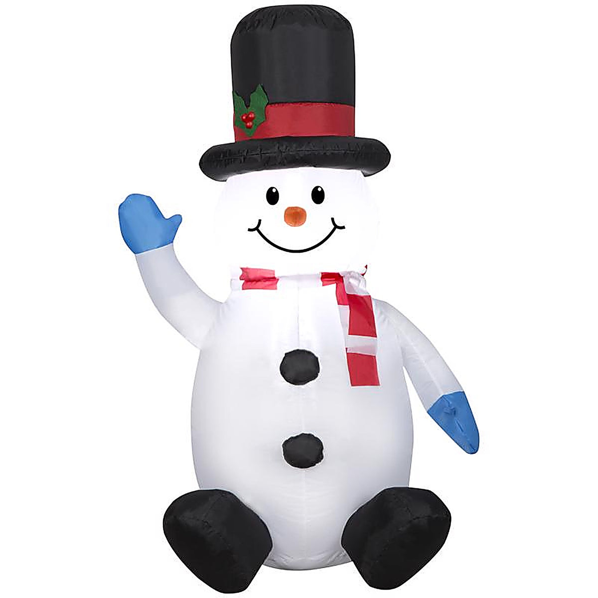 Gemmy - 118411 - Airblown Christmas Inflatable Snowman with Tall Top Hat 48 In. Inflatable