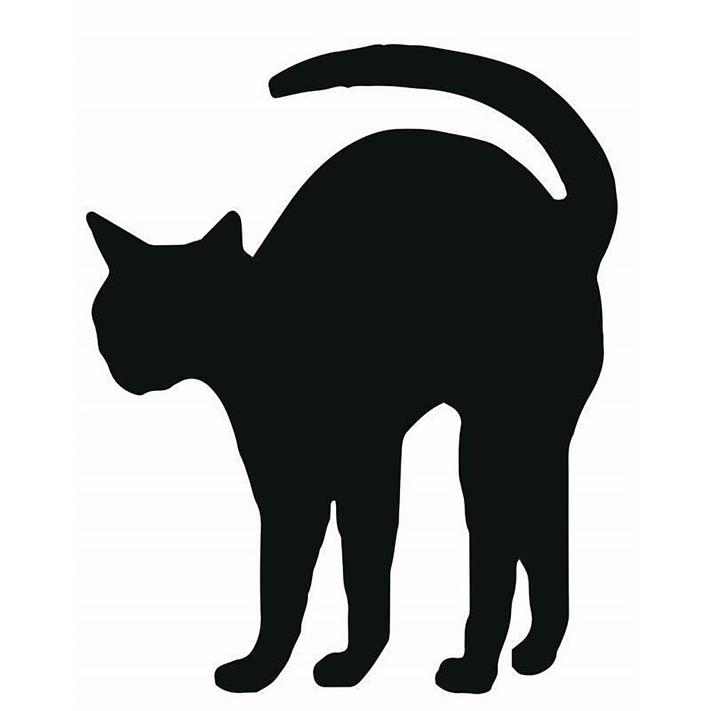 Fun World - 91380 - Black Cat Hanging Decor