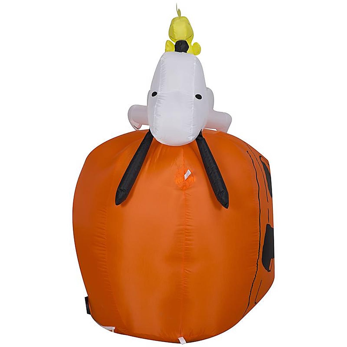 Gemmy - 73950 - 4.5 Ft. Prelit Snoopy and Woodstock on Jack-O-Lantern Inflatable