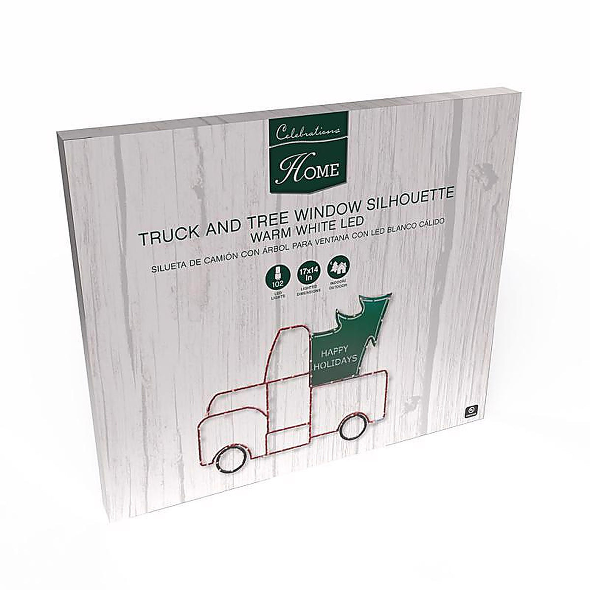 Celebrations - 28TRTA - LED Truck w/Tree Silhouette 15 In. Hanging Decor