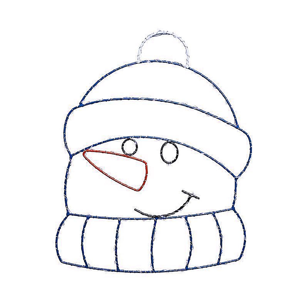 Celebrations - 15SMHA - LED Snowman Silhouette 15 In. Hanging Decor