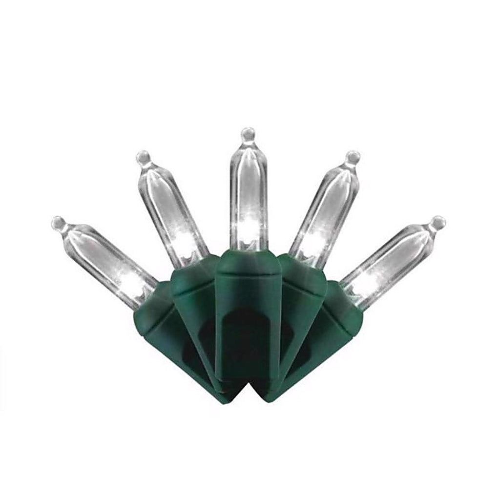 Celebrations - RT5100PWA - Classic LED T5 Pure White 100 CT String Christmas Lights 24.75 Ft.