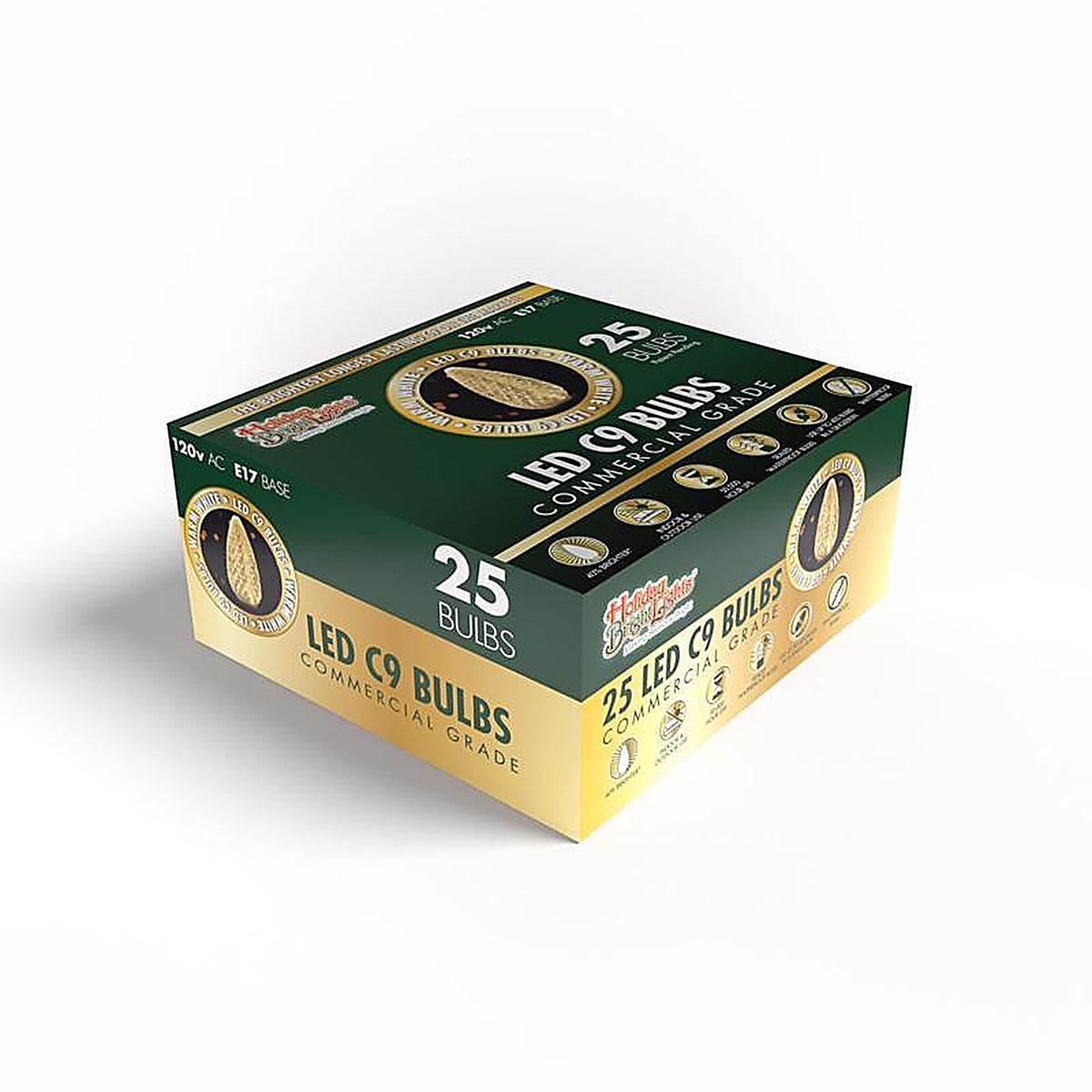 Holiday Bright Lights - 25C9RGBWA - LED C9 Rgbw 25 CT Replacement Christmas Light Bulbs