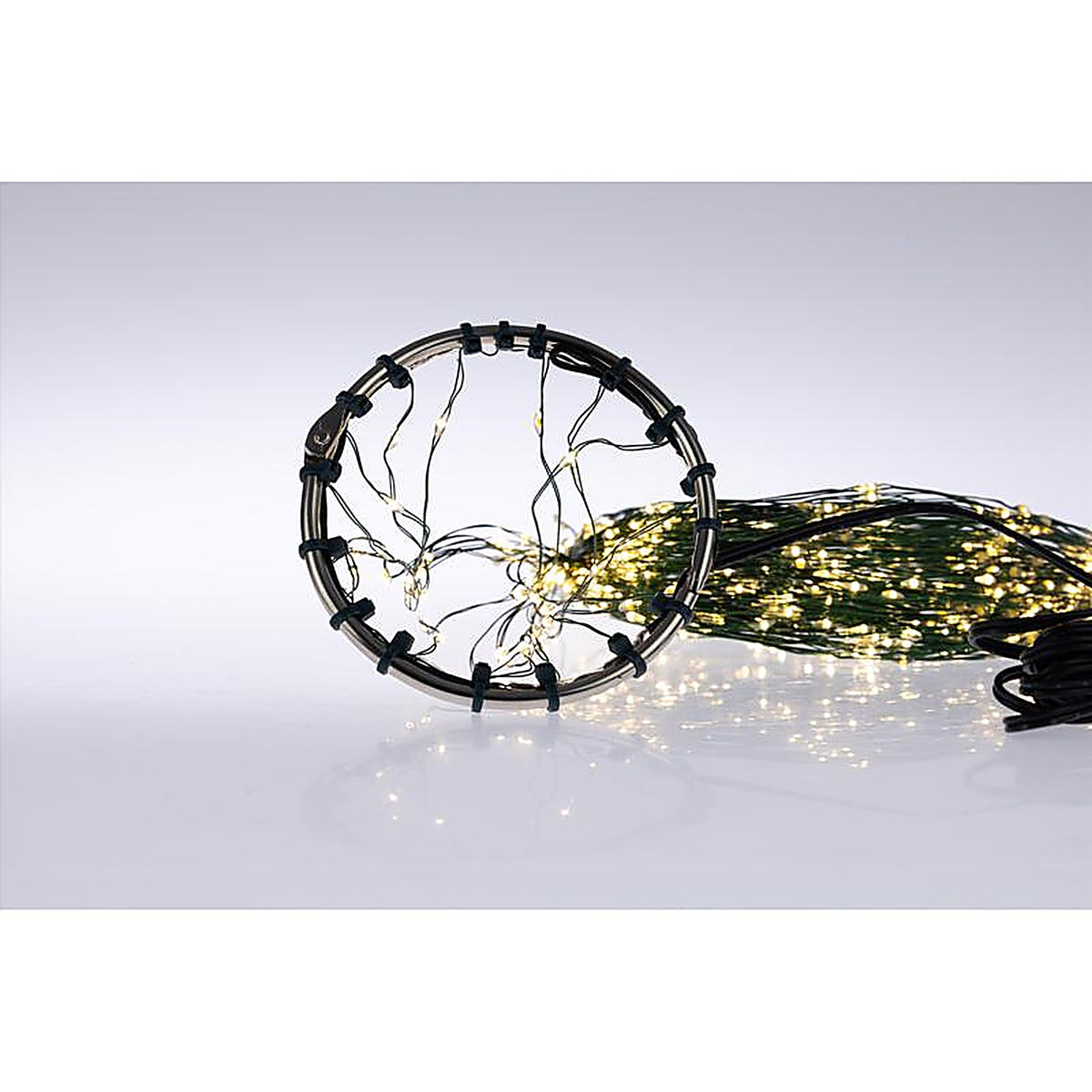 Celebrations - 10TCSWTWA - Platinum LED Big Seed Cluster Warm White 1080 CT String Christmas Lights 10 Ft.
