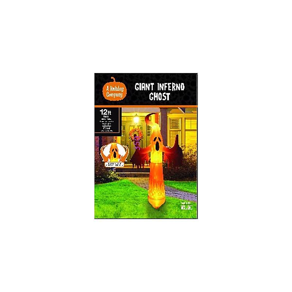 A Holiday Company - HL23037-360 - 12 Ft. Prelit Giant Glowing Ghost Inflatable