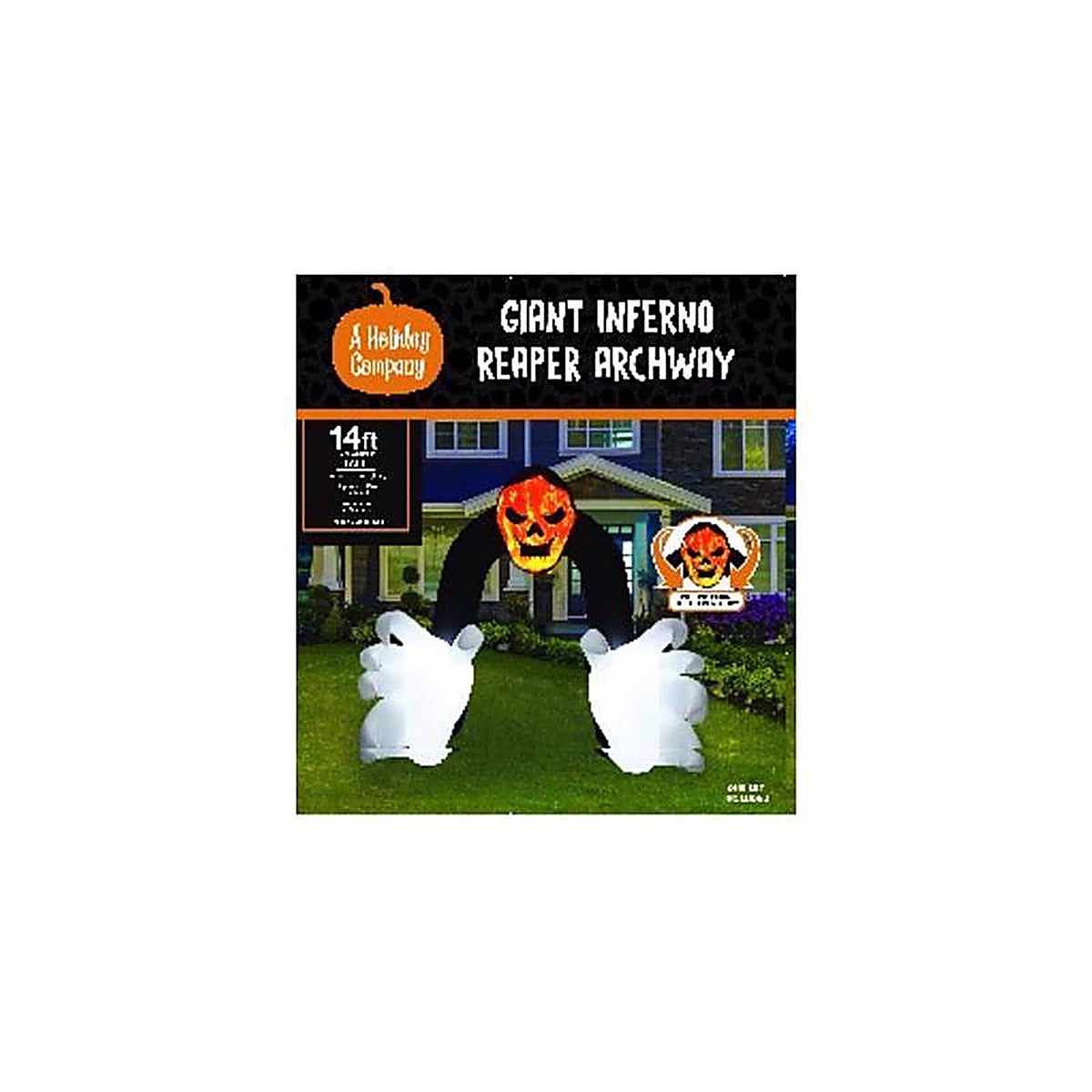A Holiday Company - HL22046-390 - 13 Ft. Prelit Reaper Archway Inflatable