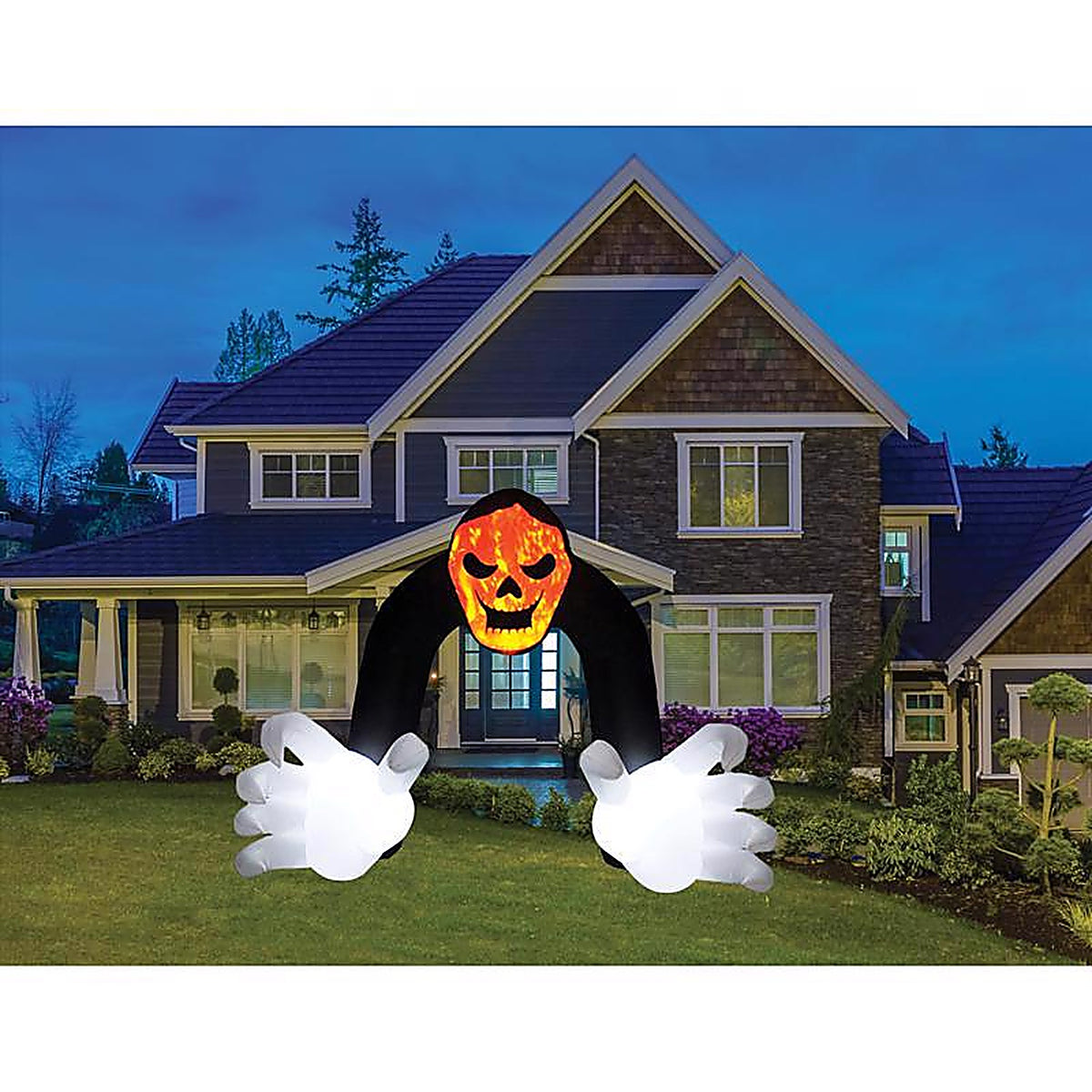 A Holiday Company - HL22046-390 - 13 Ft. Prelit Reaper Archway Inflatable