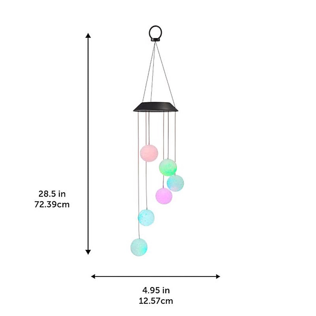 Globe Electric - 14231 - Skylar Metal/Plastic 29 In. Wind Chime
