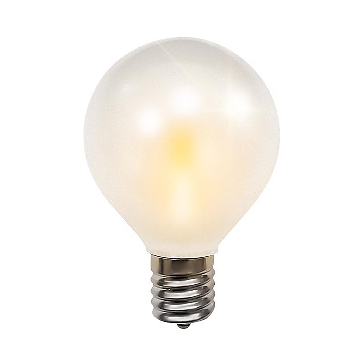 Belle Luci - BLG50PGW50W - Holiday Bright Lights LED G50 Patio Light Set Warm White 50 Ft. 50 Lights