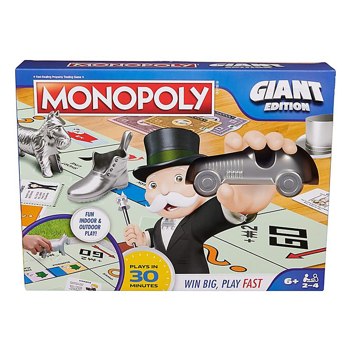 Spin Master Games - 6068016 - Spinmaster Giant Edition Monopoly Board Game