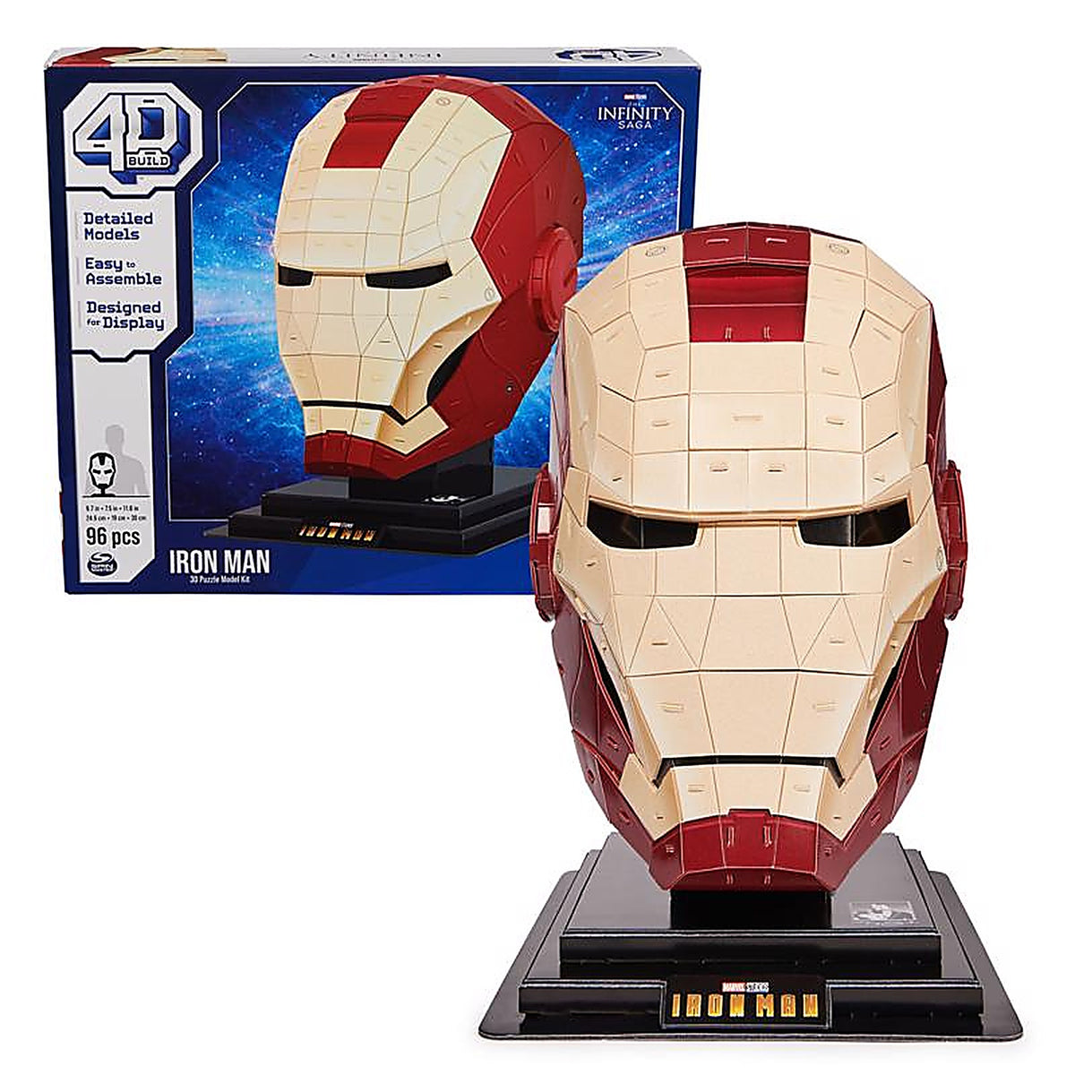 4D Build - 6068734 - Iron Man 4D Puzzle Multicolored 96 Piece