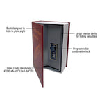 Lucky Line - 62200 - Combination Lock Burgundy Book Safe