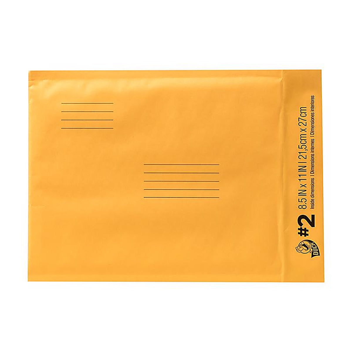 Duck - 288130 - 8.5 In. W X 11 In. L No. 2 Beige Padded Envelope 1 Pack