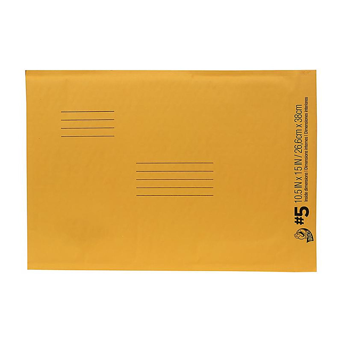 Duck - 288120 - 10.5 In. W X 15 In. L No. 5 Beige Padded Envelope 1 Pack
