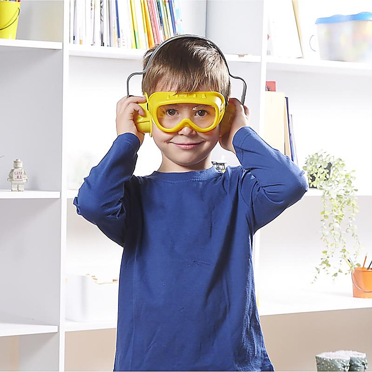 Stanley Jr. - SRP063-SY - Jr. Pretend Play Tool Set Black/Yellow 3 Piece