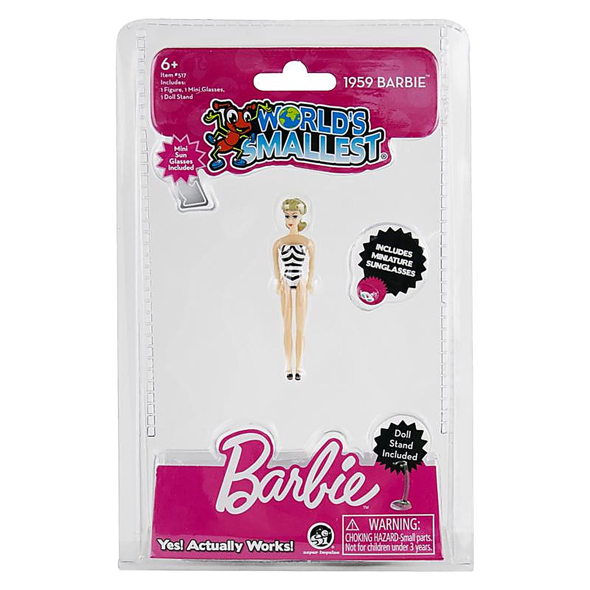 Worlds Smallest - 517 - Barbie Classic Doll Multicolored