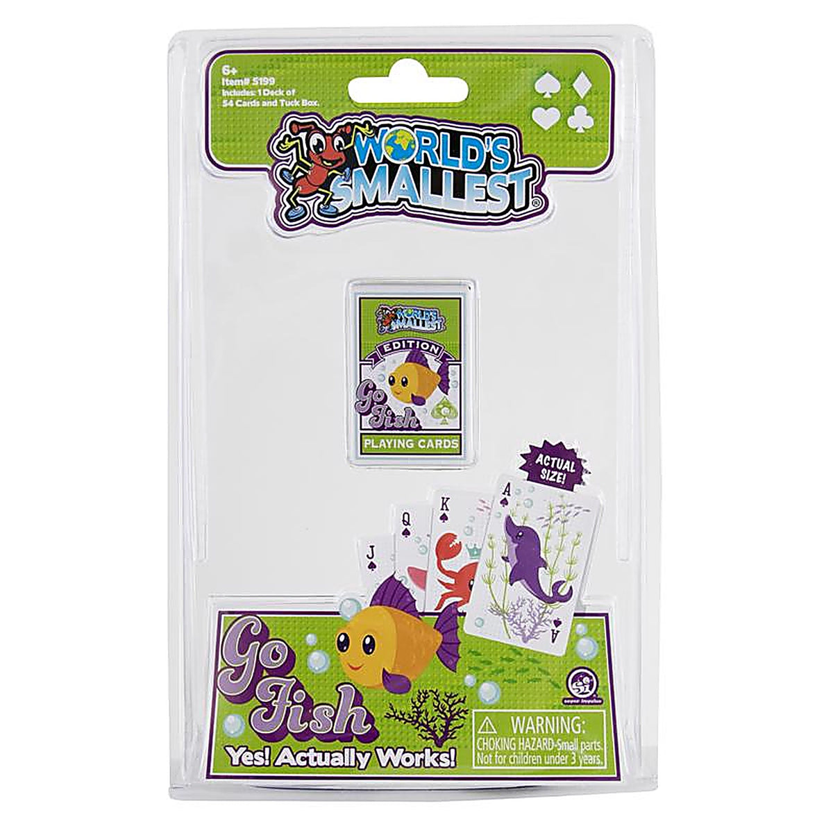 Worlds Smallest - 5199 - Classic Card Game Multicolored 55 Piece