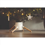 Tree Nest - 418655 - Metal/Wood Real Christmas Tree Stand 10 Ft.