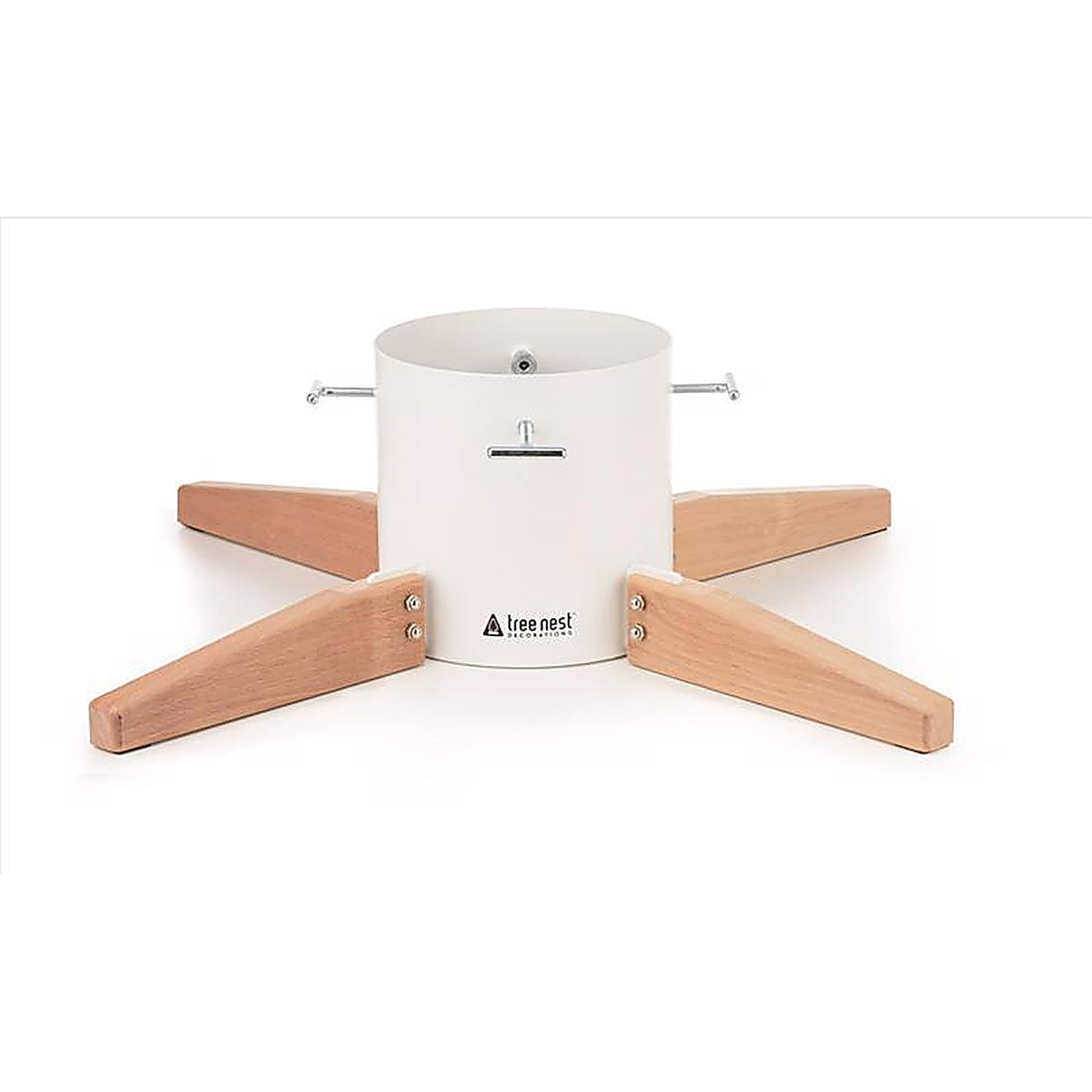 Tree Nest - 219665 - Metal/Wood Real Christmas Tree Stand 11.5 Ft