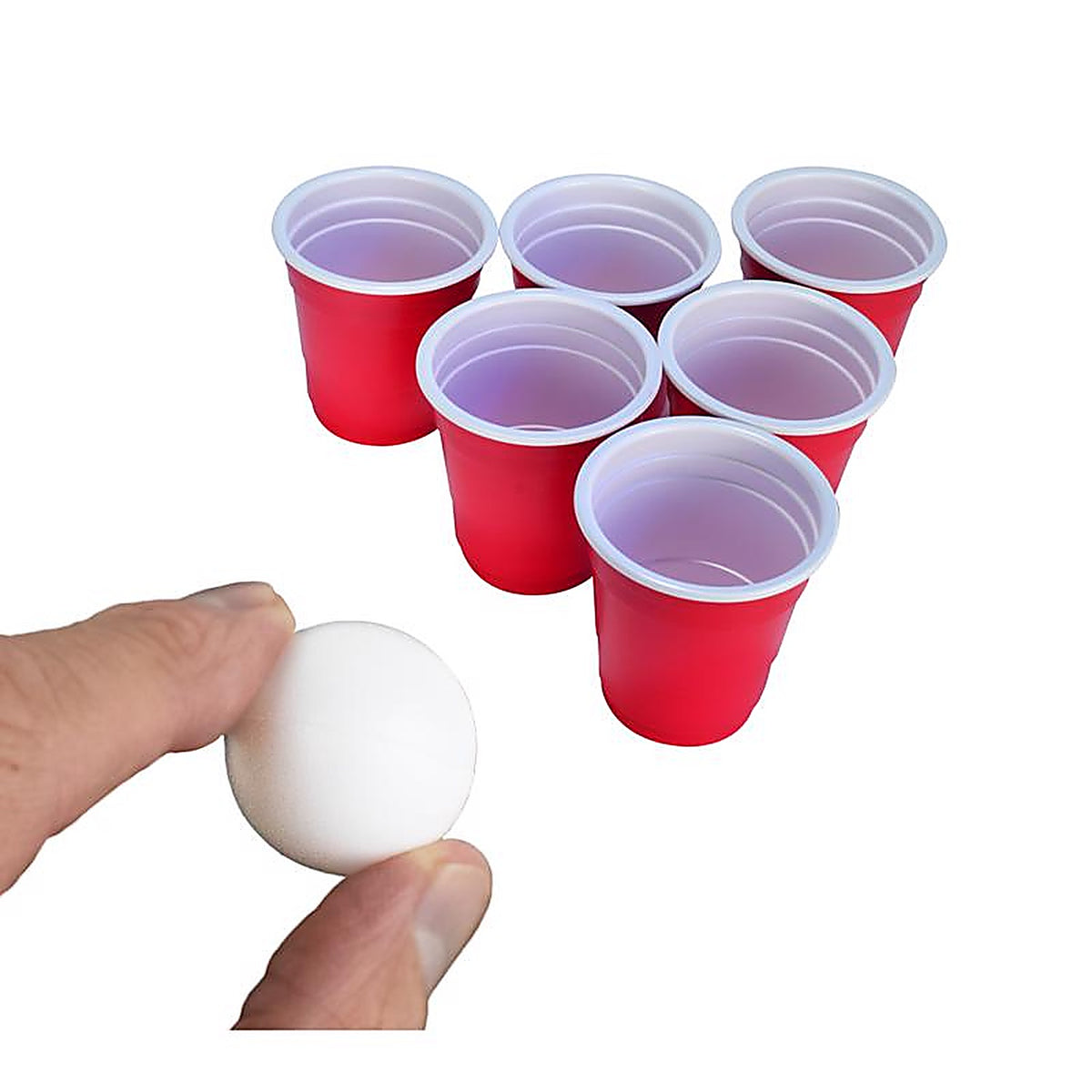 Worlds Smallest - 5170 - Beer Pong Red/White 16 Piece