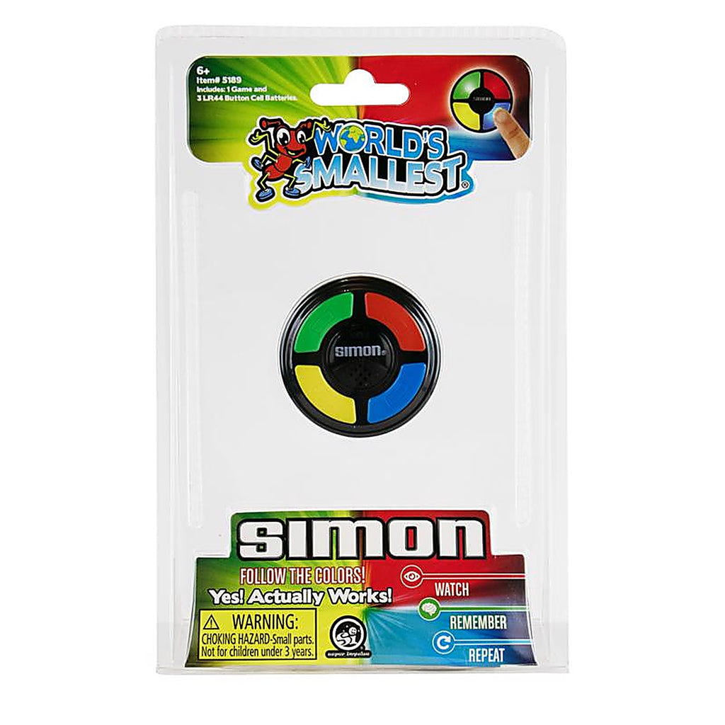 Worlds Smallest - 5189 - Simon Game Multicolored