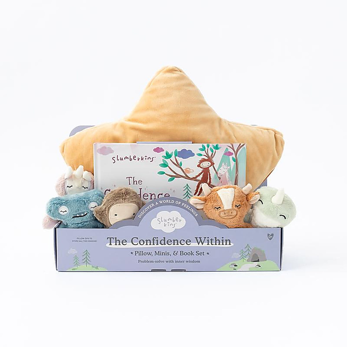 Slumberkins - BBB-PLW-STAR - the Confidence Within Pillow & Book Set Assorted 7 Piece