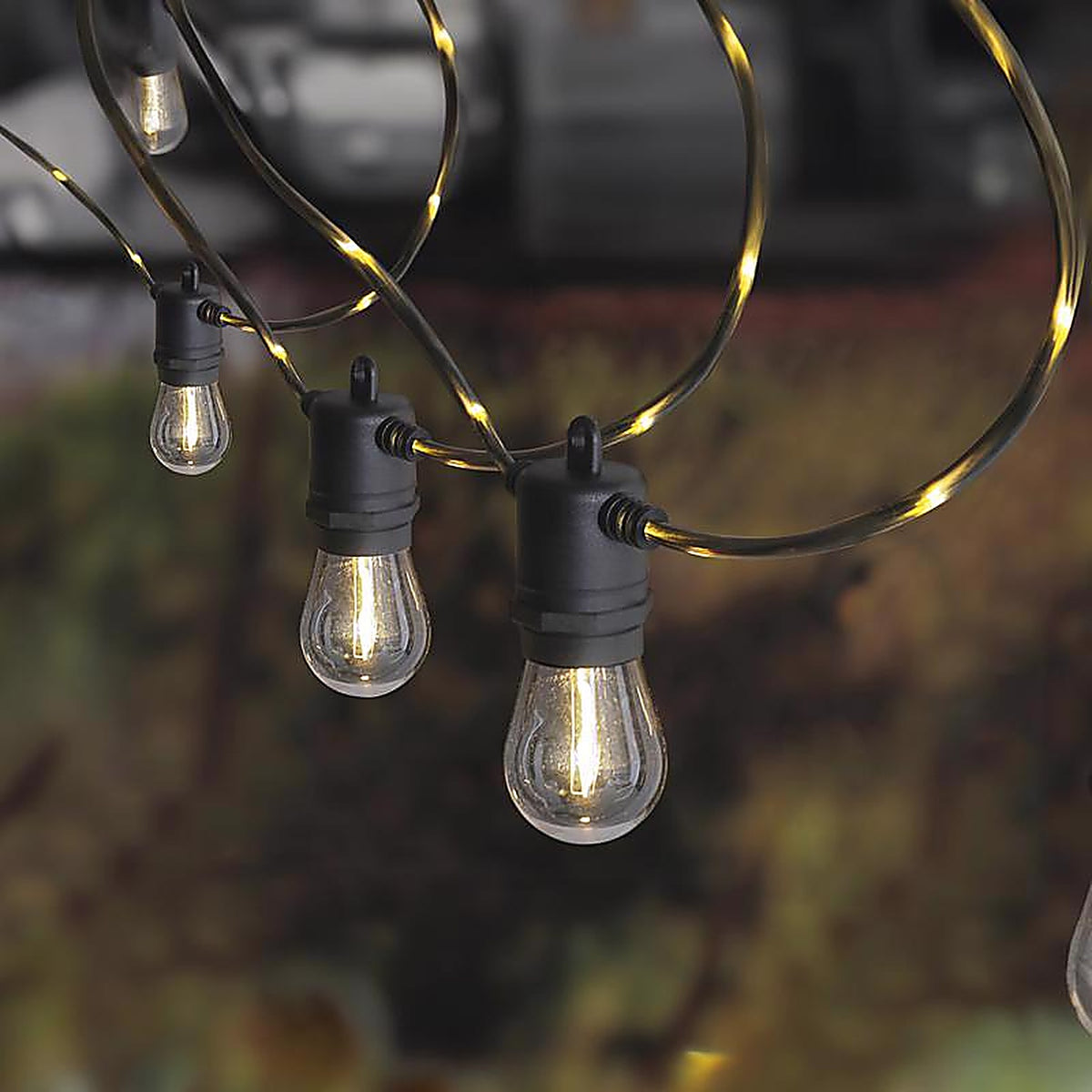 Feit - SL24-12MLED/FIL - LED Firefly Rope String Light Set Clear 24 Ft. 12 Lights