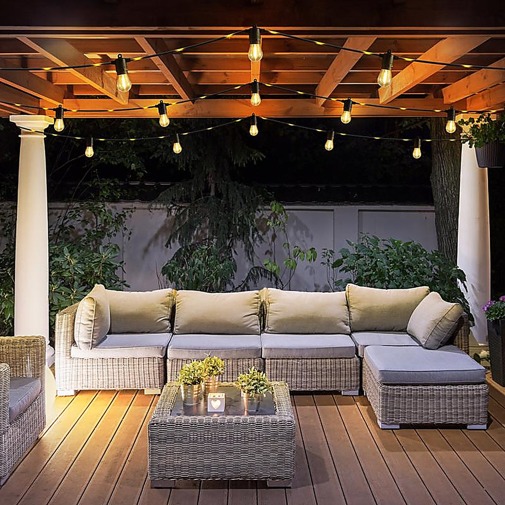 Feit - SL24-12MLED/FIL - LED Firefly Rope String Light Set Clear 24 Ft. 12 Lights