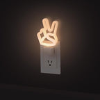Globe Electric - 89876 - Automatic Plug-In Peace Sign LED Night Light