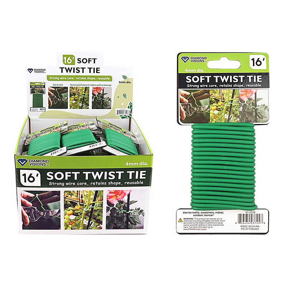 Diamond Visions - 01-3724 - Soft Twist Tie Rubber 1 Pack