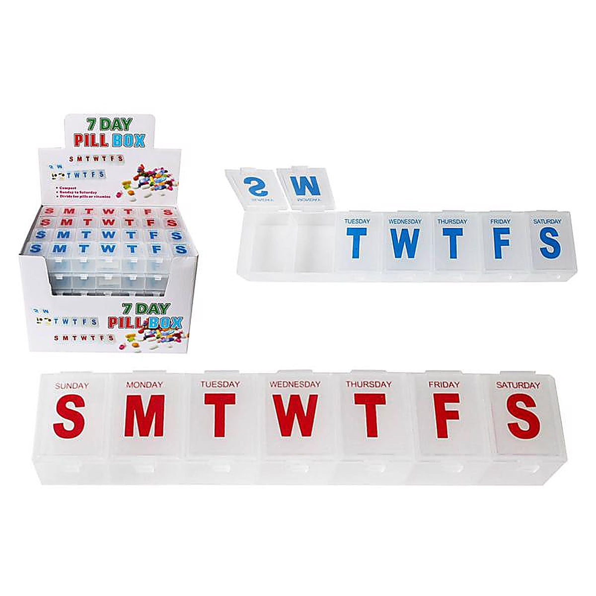 Diamond Visions - 01-1416 - 7 Day Jumbo Pill Box 1 Pack