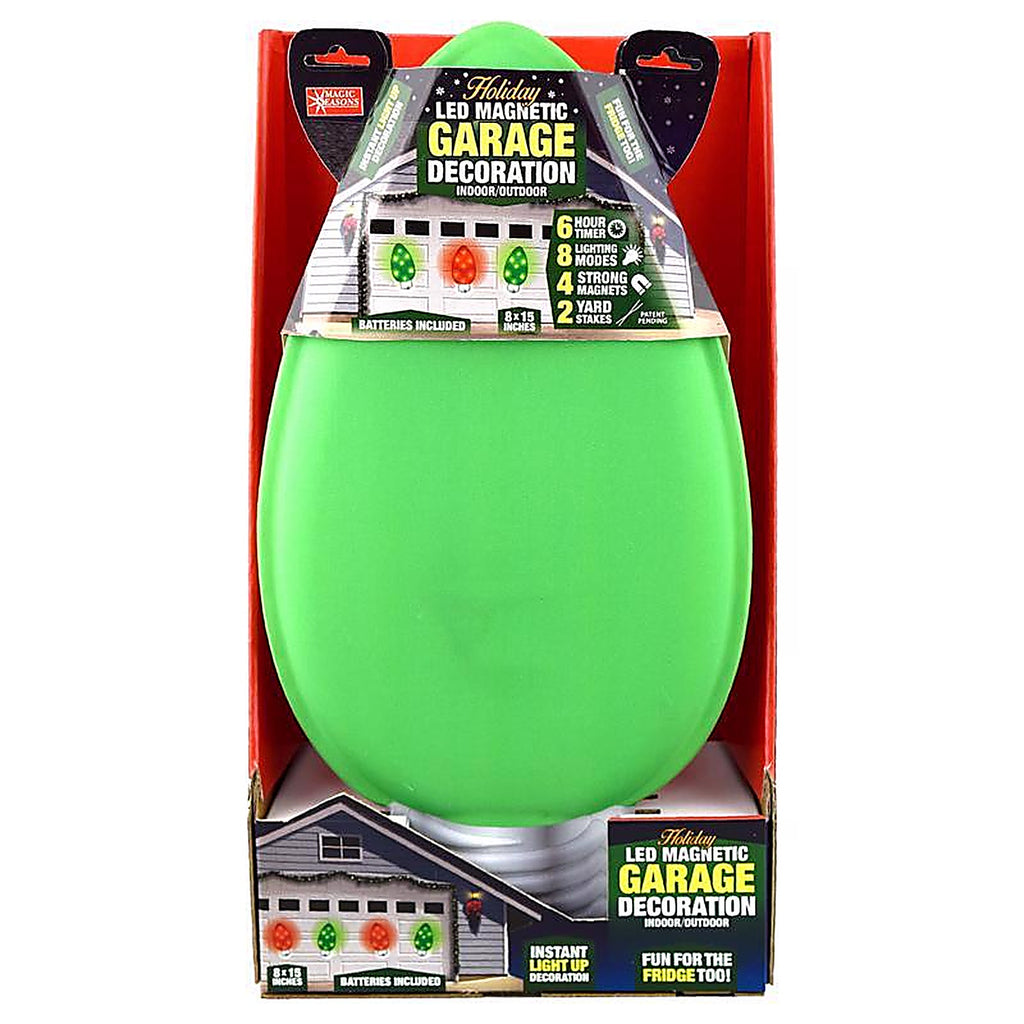 Magic Seasons - 768328 - LED Magnetic Bulb 15 In. Garage Decoration