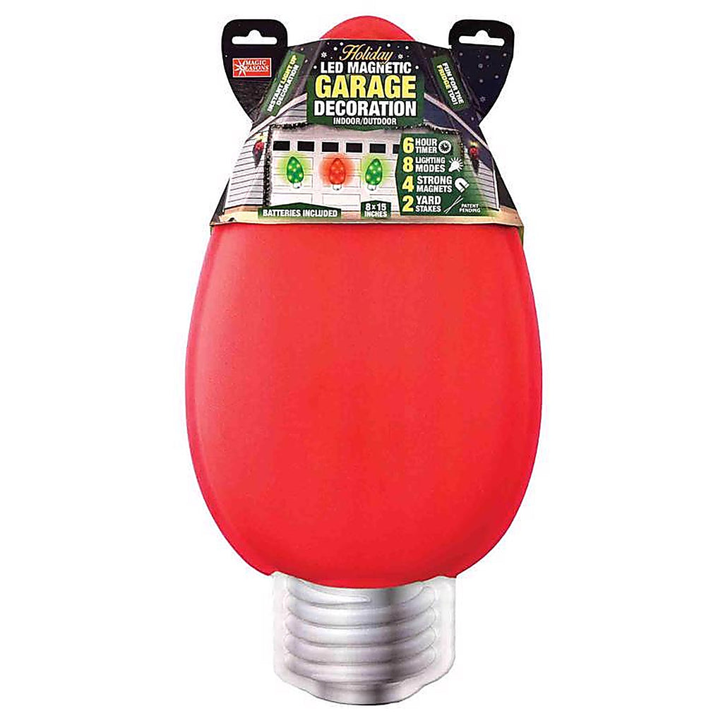 Magic Seasons - 768328 - LED Magnetic Bulb 15 In. Garage Decoration