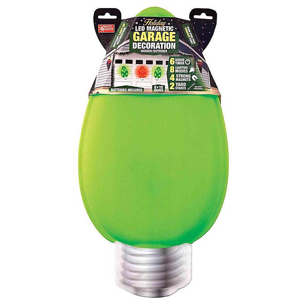 Magic Seasons - 768328 - LED Magnetic Bulb 15 In. Garage Decoration