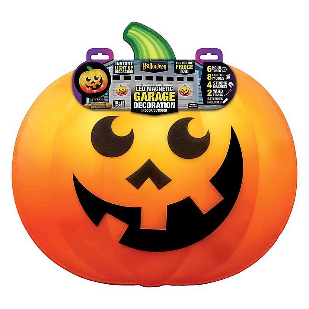Magic Seasons - 768313 - Warm White 8 CT 15 In. LED Pumpkin Halloween Decor