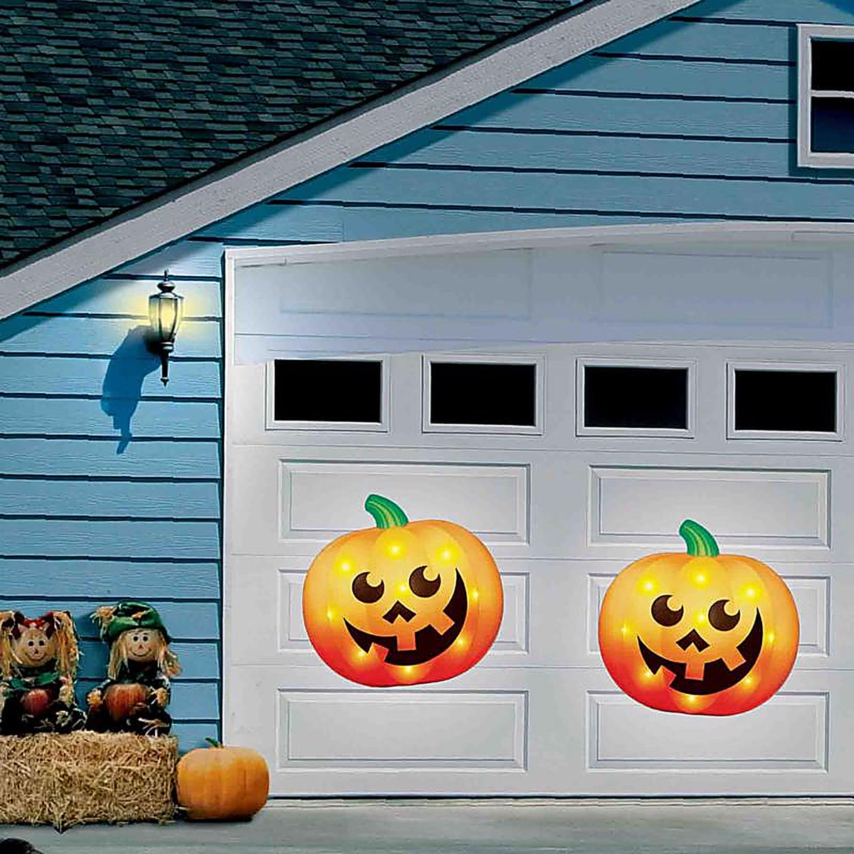 Magic Seasons - 768313 - Warm White 8 CT 15 In. LED Pumpkin Halloween Decor
