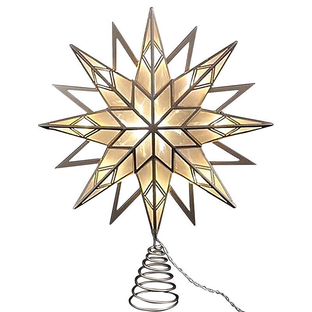 Celebrations - 49926-71 - LED Warm White Star Tree Topper 12 In.